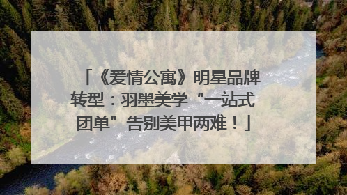 《爱情公寓》明星品牌转型：羽墨美学“一站式团单”告别美甲两难！