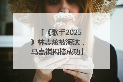 《歌手2025》林志炫被淘汰，马嘉祺揭榜成功
