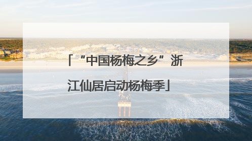 “中国杨梅之乡”浙江仙居启动杨梅季