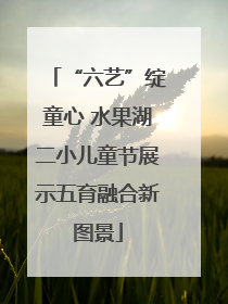 “六艺”绽童心 水果湖二小儿童节展示五育融合新图景
