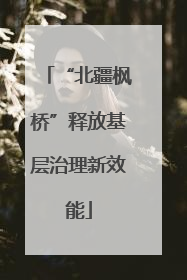 “北疆枫桥”释放基层治理新效能