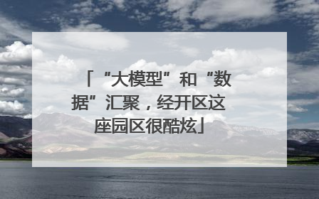 “大模型”和“数据”汇聚，经开区这座园区很酷炫