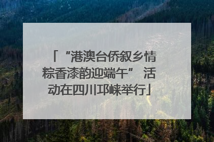 “港澳台侨叙乡情 粽香漆韵迎端午” 活动在四川邛崃举行