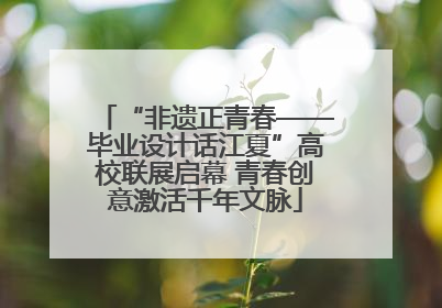 “非遗正青春——毕业设计话江夏”高校联展启幕 青春创意激活千年文脉