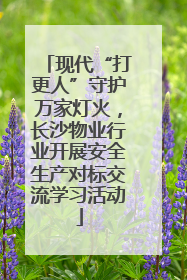 现代“打更人”守护万家灯火，长沙物业行业开展安全生产对标交流学习活动