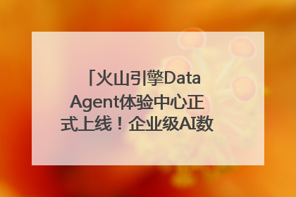 火山引擎Data Agent体验中心正式上线！企业级AI数据专家触手可及