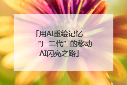 用AI重绘记忆——“厂二代”的移动AI闪亮之路
