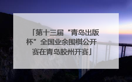 第十三届“青岛出版杯”全国业余围棋公开赛在青岛胶州开赛