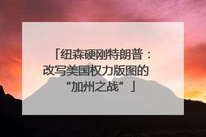 纽森硬刚特朗普：改写美国权力版图的 “加州之战”