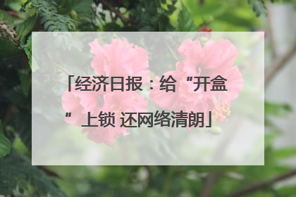 经济日报：给“开盒”上锁 还网络清朗