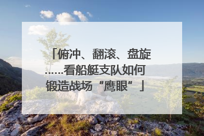 俯冲、翻滚、盘旋……看船艇支队如何锻造战场“鹰眼”