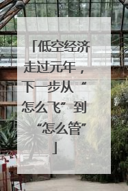低空经济走过元年，下一步从“怎么飞”到“怎么管”