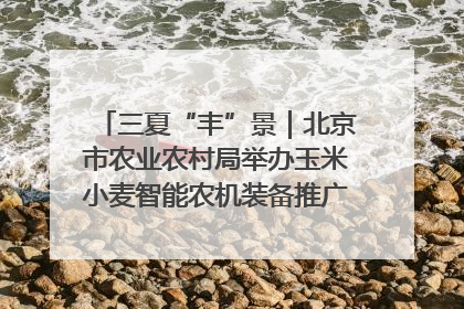 三夏“丰”景｜北京市农业农村局举办玉米小麦智能农机装备推广“田间日”活动