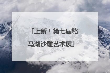 上新！第七届骆马湖沙雕艺术展