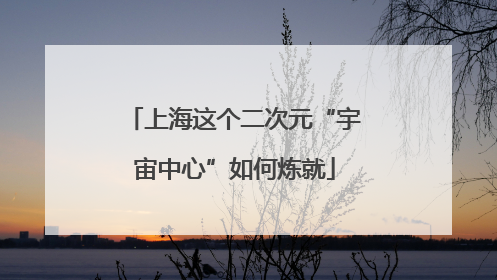 上海这个二次元“宇宙中心”如何炼就