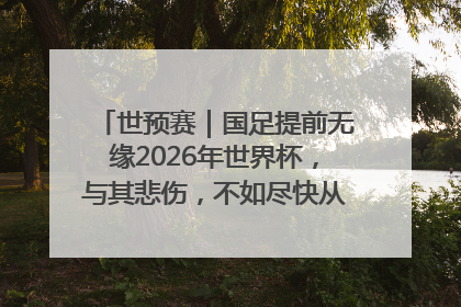 世预赛｜国足提前无缘2026年世界杯，与其悲伤，不如尽快从选帅开始重建