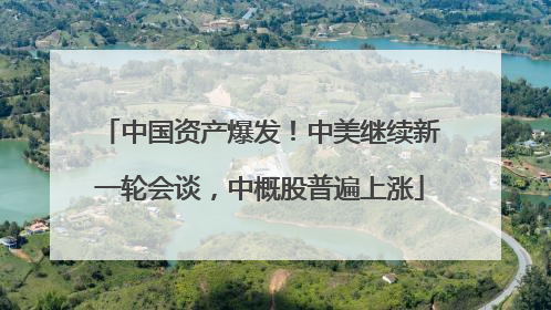 中国资产爆发！中美继续新一轮会谈，中概股普遍上涨