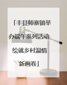 丰县师寨镇举办端午系列活动 绘就乡村温情新画卷