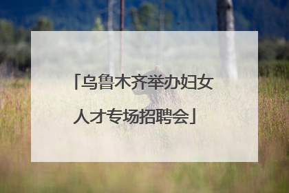 乌鲁木齐举办妇女人才专场招聘会