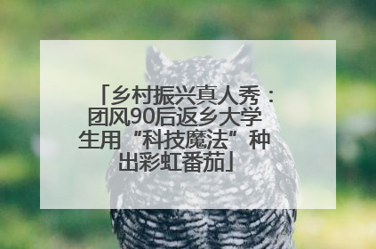 乡村振兴真人秀：团风90后返乡大学生用“科技魔法”种出彩虹番茄