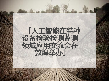 人工智能在特种设备检验检测监测领域应用交流会在敦煌举办