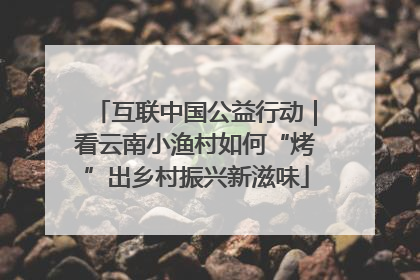 互联中国公益行动｜看云南小渔村如何“烤”出乡村振兴新滋味