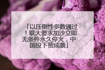 以压倒性多数通过！联大要求加沙立即无条件永久停火，中国投下赞成票