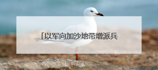 以军向加沙地带增派兵力 后续将如何发展？