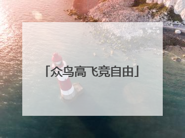 众鸟高飞竞自由