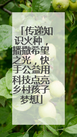 传递知识火种，播撒希望之光，快手公益用科技点亮乡村孩子梦想