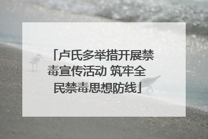 卢氏多举措开展禁毒宣传活动 筑牢全民禁毒思想防线