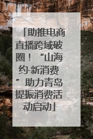 助推电商直播跨域破圈！“山海约·新消费”助力青岛提振消费活动启动