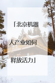 北京机器人产业如何释放活力