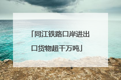 同江铁路口岸进出口货物超千万吨