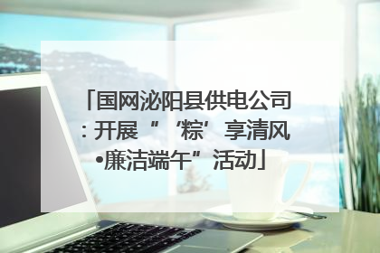 国网泌阳县供电公司：开展“‘粽’享清风 •廉洁端午”活动