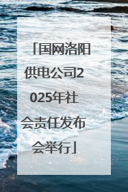国网洛阳供电公司2025年社会责任发布会举行