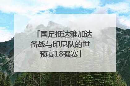 国足抵达雅加达备战与印尼队的世预赛18强赛