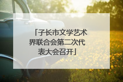 子长市文学艺术界联合会第二次代表大会召开