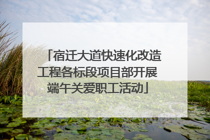 宿迁大道快速化改造工程各标段项目部开展端午关爱职工活动
