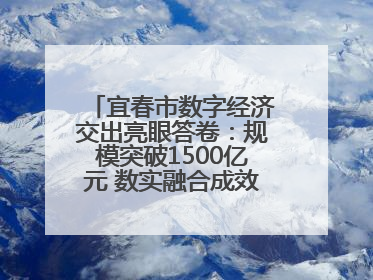 宜春市数字经济交出亮眼答卷：规模突破1500亿元 数实融合成效领跑全省（图）