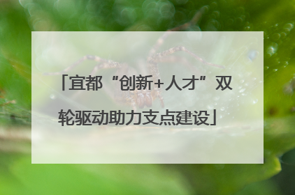 宜都“创新+人才”双轮驱动助力支点建设