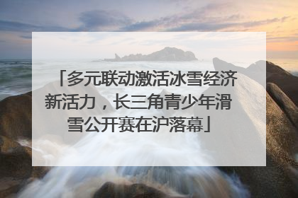 多元联动激活冰雪经济新活力，长三角青少年滑雪公开赛在沪落幕