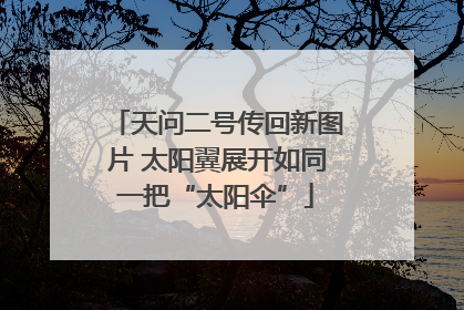 天问二号传回新图片 太阳翼展开如同一把“太阳伞”