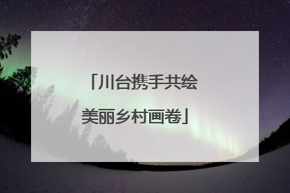 川台携手共绘美丽乡村画卷