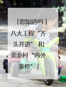 您知道吗丨八大工程“齐头并进” 和美乡村“内外兼修”
