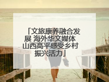 文旅康养融合发展 海外华文媒体山西高平感受乡村振兴活力