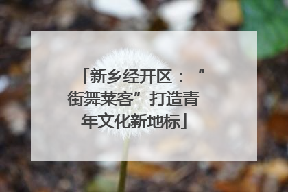 新乡经开区：“街舞莱客”打造青年文化新地标