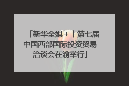 新华全媒＋丨第七届中国西部国际投资贸易洽谈会在渝举行