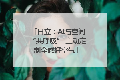 日立：AI与空间“共呼吸” 主动定制全感好空气