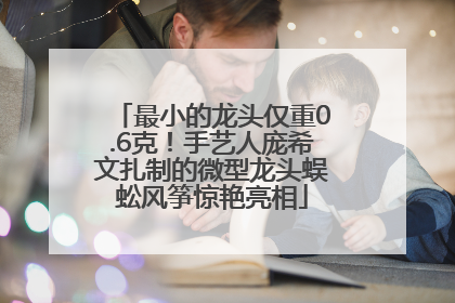 最小的龙头仅重0.6克！手艺人庞希文扎制的微型龙头蜈蚣风筝惊艳亮相